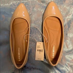 Lane Bryant Nude Wide Pointe Flat shoes